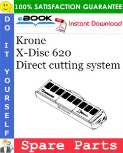 Krone X-Disc 620 Direct cutting system Spare Parts Catalog