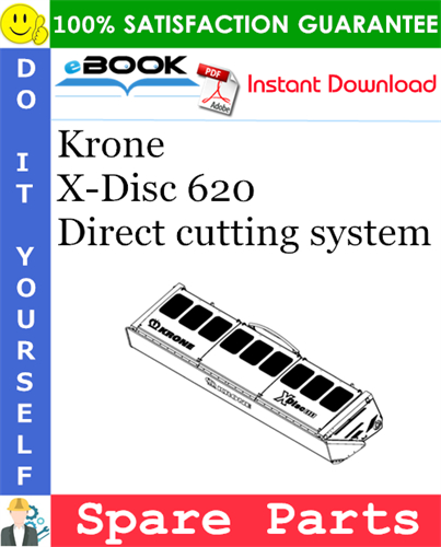 Krone X-Disc 620 Direct cutting system Spare Parts Catalog
