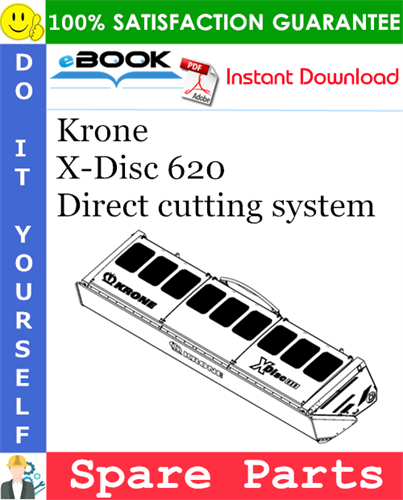 Krone X-Disc 620 Direct cutting system Spare Parts Catalog