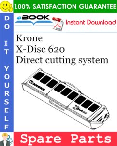 Krone X-Disc 620 Direct cutting system Spare Parts Catalog