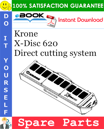 Krone X-Disc 620 Direct cutting system Spare Parts Catalog