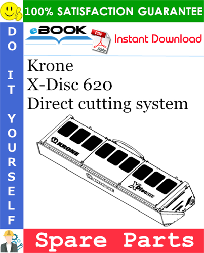 Krone X-Disc 620 Direct cutting system Spare Parts Catalog