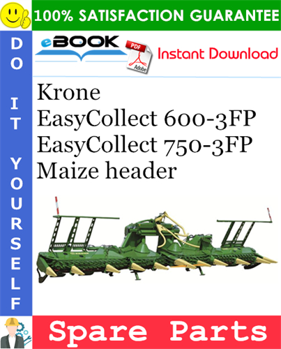 Krone EasyCollect 600-3FP, EasyCollect 750-3FP Maize header