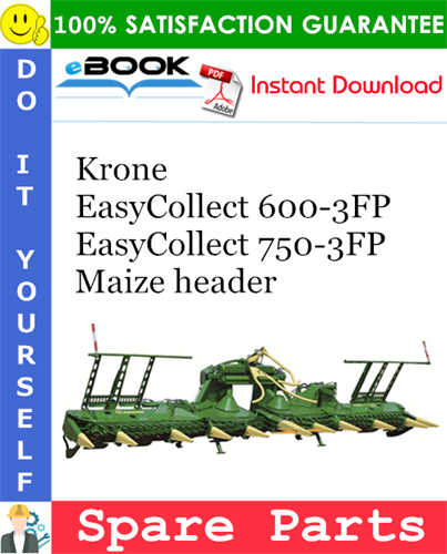 Krone EasyCollect 600-3FP, EasyCollect 750-3FP Maize header
