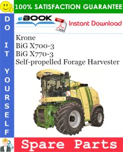 Krone BiG X700-3, BiG X770-3 Self-propelled Forage Harvester