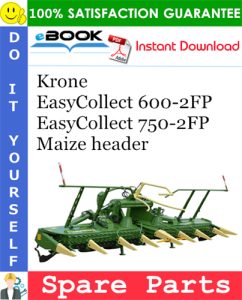 Krone EasyCollect 600-2FP, EasyCollect 750-2FP Maize header