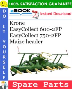 Krone EasyCollect 600-2FP, EasyCollect 750-2FP Maize header
