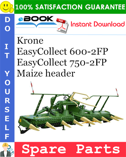 Krone EasyCollect 600-2FP, EasyCollect 750-2FP Maize header