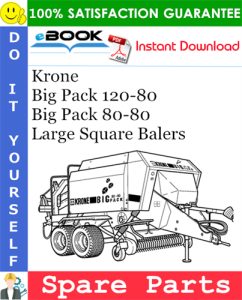 Krone Big Pack 120-80, Big Pack 80-80 Large Square Balers