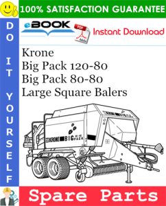 Krone Big Pack 120-80, Big Pack 80-80 Large Square Balers