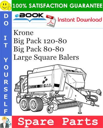Krone Big Pack 120-80, Big Pack 80-80 Large Square Balers