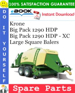 Krone Big Pack 1290 HDP, Big Pack 1290 HDP - XC Large Square Balers