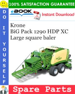 Krone BiG Pack 1290 HDP XC Large square baler