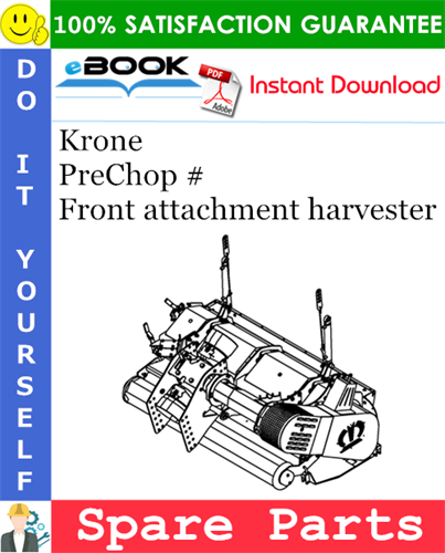 Krone PreChop # Front attachment harvester Spare Parts Catalog
