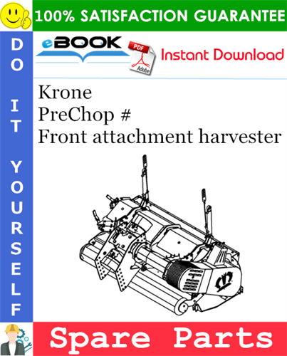 Krone PreChop # Front attachment harvester Spare Parts Catalog