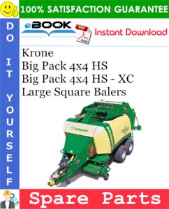 Krone Big Pack 4x4 HS, Big Pack 4x4 HS - XC Large Square Balers
