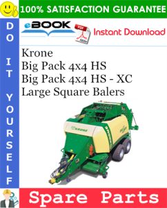 Krone Big Pack 4x4 HS, Big Pack 4x4 HS - XC Large Square Balers
