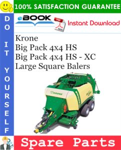 Krone Big Pack 4x4 HS, Big Pack 4x4 HS - XC Large Square Balers
