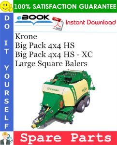 Krone Big Pack 4x4 HS, Big Pack 4x4 HS - XC Large Square Balers