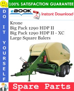 Krone Big Pack 1290 HDP II, Big Pack 1290 HDP II - XC Large Square Balers