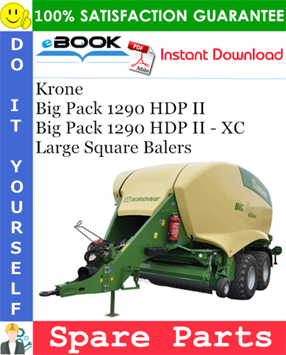 Krone Big Pack 1290 HDP II, Big Pack 1290 HDP II - XC Large Square Balers