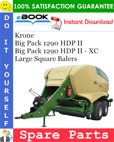 Krone Big Pack 1290 HDP II, Big Pack 1290 HDP II - XC Large Square Balers