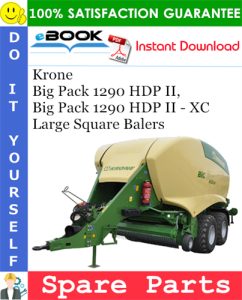 Krone Big Pack 1290 HDP II, Big Pack 1290 HDP II - XC Large Square Balers