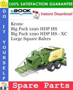 Krone Big Pack 1290 HDP HS, Big Pack 1290 HDP HS - XC Large Square Balers