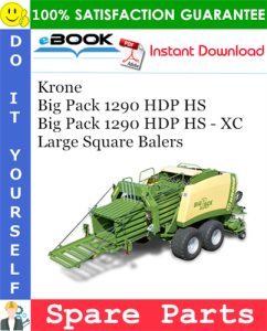 Krone Big Pack 1290 HDP HS, Big Pack 1290 HDP HS - XC Large Square Balers