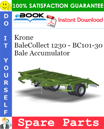 Krone BaleCollect 1230 - BC101-30 Bale Accumulator Spare Parts Catalog