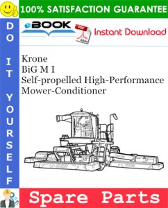 Krone BiG M I Self-propelled High-Performance Mower-Conditioner