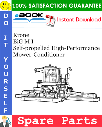 Krone BiG M I Self-propelled High-Performance Mower-Conditioner