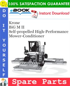 Krone BiG M II Self-propelled High-Performance Mower-Conditioner