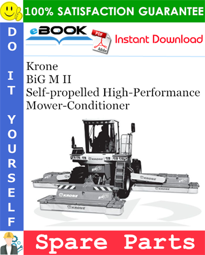 Krone BiG M II Self-propelled High-Performance Mower-Conditioner