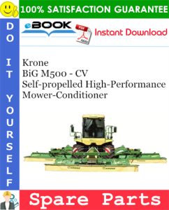 Krone BiG M500 - CV Self-propelled High-Performance Mower-Conditioner