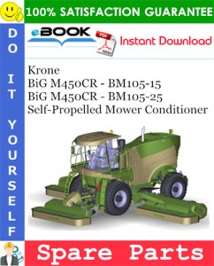 Krone BiG M450CR - BM105-15, BiG M450CR - BM105-25 Self-Propelled Mower Conditioner