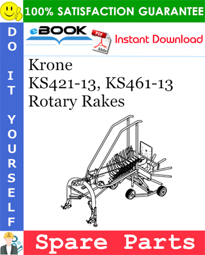 Krone KS421-13, KS461-13 Rotary Rakes Spare Parts Catalog