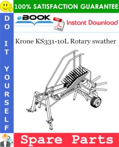 Krone KS331-10L Rotary swather Spare Parts Catalog