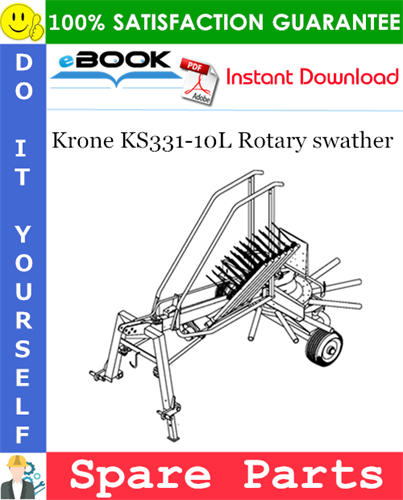 Krone KS331-10L Rotary swather Spare Parts Catalog