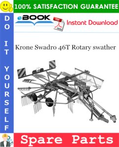 Krone Swadro 46T Rotary swather Spare Parts Catalog