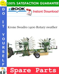 Krone Swadro 1400 Rotary swather Spare Parts Catalog