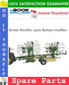 Krone Swadro 1400 Rotary swather Spare Parts Catalog