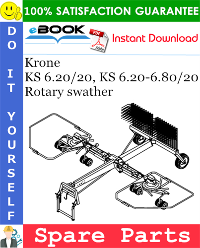Krone KS 6.20/20, KS 6.20-6.80/20 Rotary swather Spare Parts Catalog