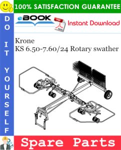 Krone KS 6.50-7.60/24 Rotary swather Spare Parts Catalog