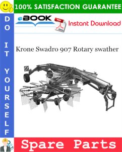 Krone Swadro 907 Rotary swather Spare Parts Catalog