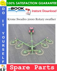 Krone Swadro 2000 Rotary swather Spare Parts Catalog