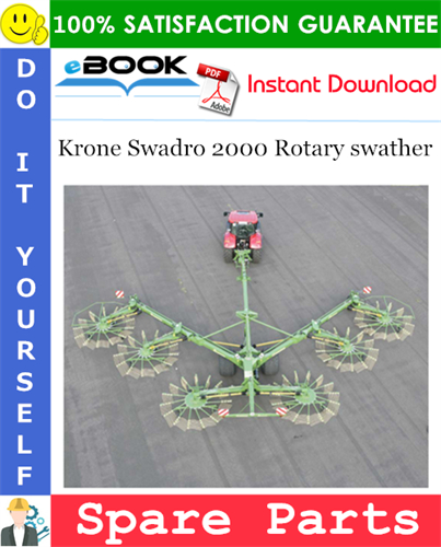 Krone Swadro 2000 Rotary swather Spare Parts Catalog
