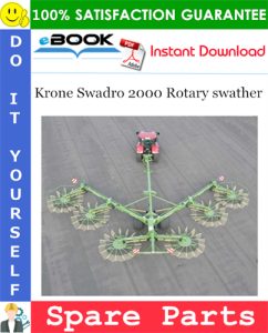 Krone Swadro 2000 Rotary swather Spare Parts Catalog