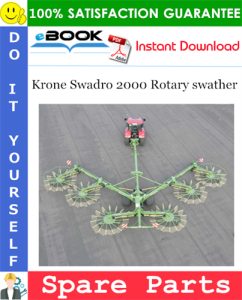Krone Swadro 2000 Rotary swather Spare Parts Catalog