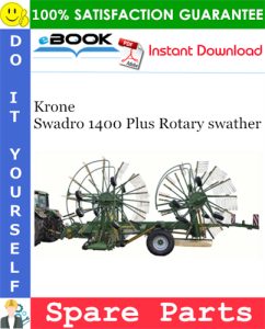 Krone Swadro 1400 Plus Rotary swather Spare Parts Catalog